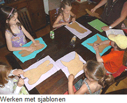 maak je eigen knuffel: werken met sjablonen