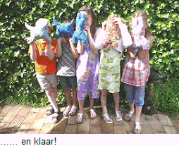 maak je eigen knuffel: en klaar